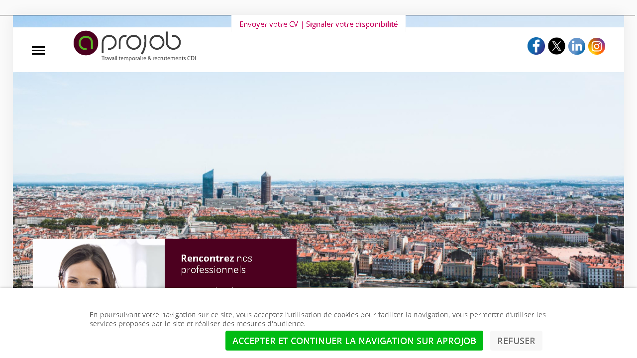 Capture d'écran de http://www.aprojob.com/